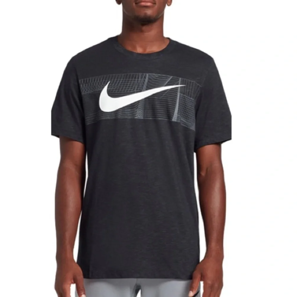Nike Dri Fit Black Swoosh T-shirt Men’s Size XXL